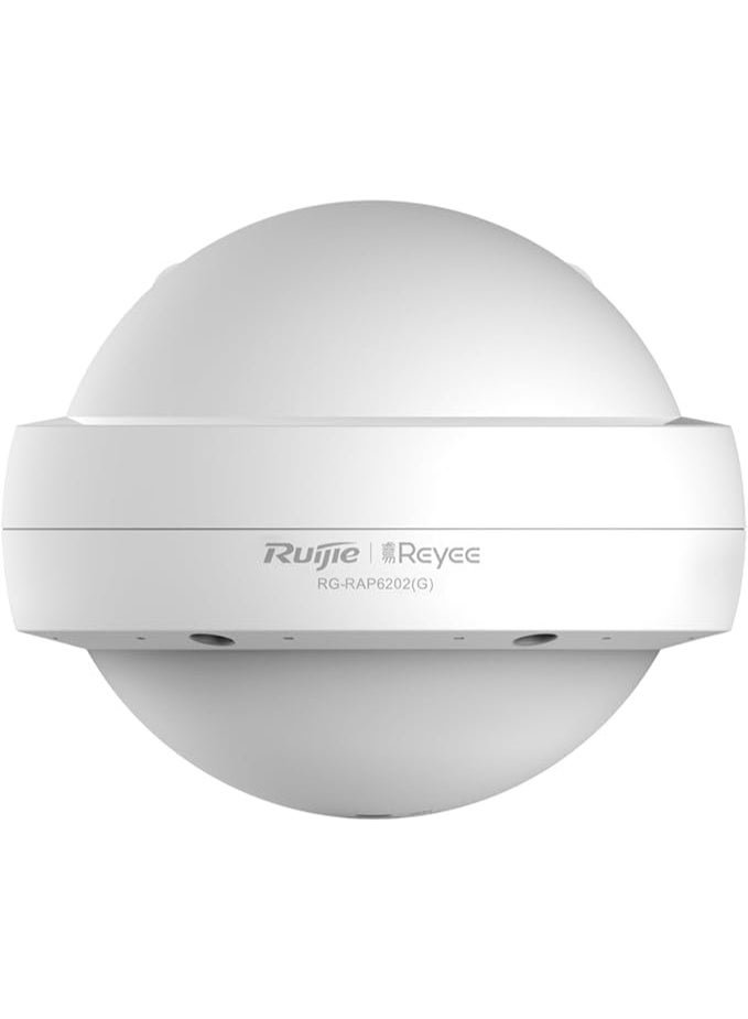 Ruijie نقطة وصول خارجية RG-RAP6202(G) واي فاي 5 AC1300 – متعددة الاتجاهات، IP68، تغطية طويلة المدى - Image 1